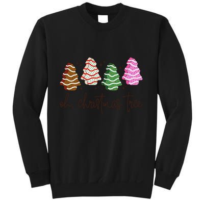Oh Christmas Tree Cakes Debbie Funny Christmas Sweatshirt