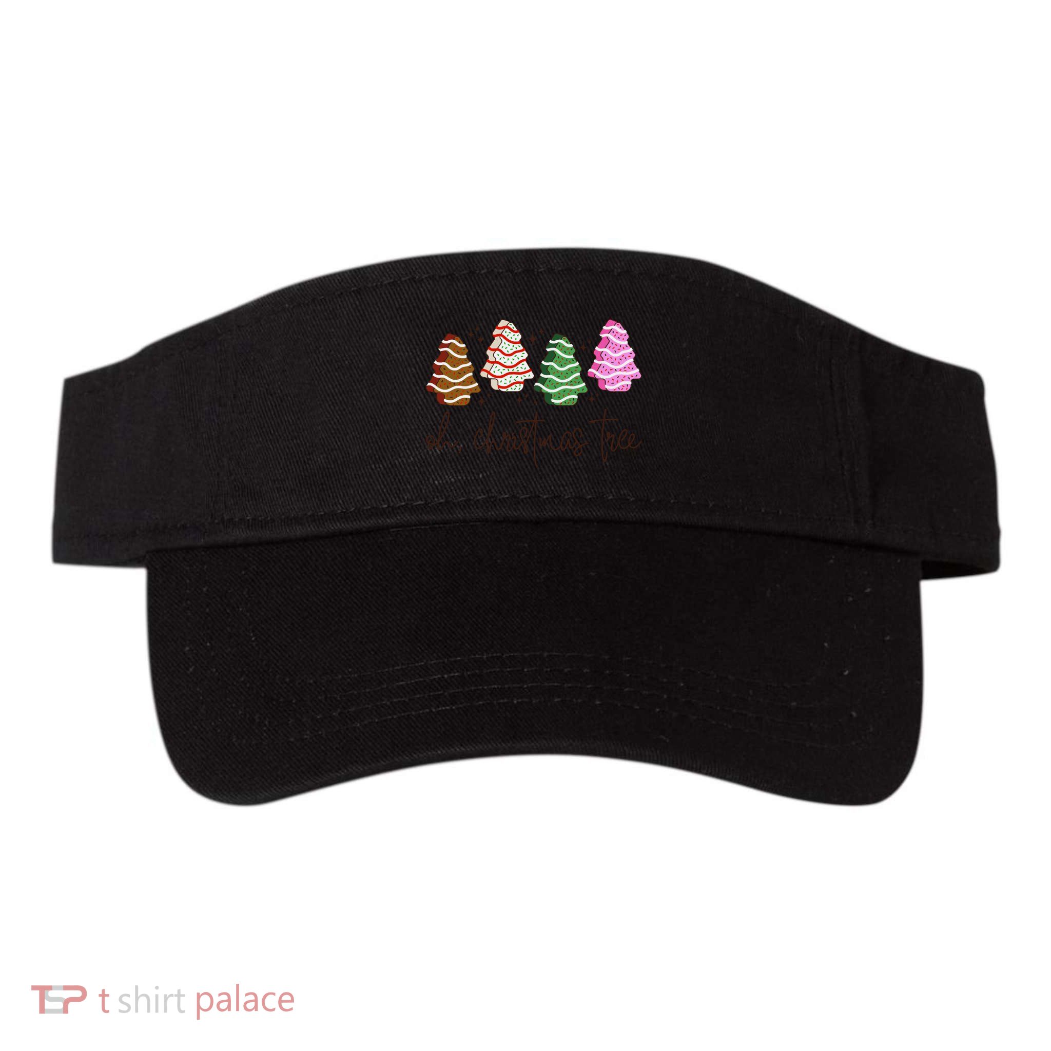 Oh Christmas Tree Cakes Debbie Funny Christmas Visor
