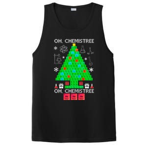 Oh Chemist Tree Chemistree Funny Science Chemistry Christmas Gift PosiCharge Competitor Tank