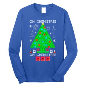 Oh Chemist Tree Chemistree Funny Science Chemistry Christmas Gift Long Sleeve Shirt