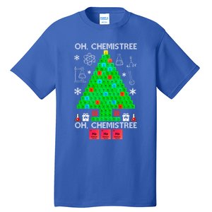 Oh Chemist Tree Chemistree Funny Science Chemistry Christmas Gift Tall T-Shirt