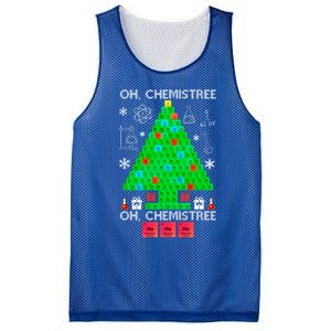 Oh Chemist Tree Chemistree Funny Science Chemistry Christmas Gift Mesh Reversible Basketball Jersey Tank