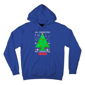 Oh Chemist Tree Chemistree Funny Science Chemistry Christmas Gift Tall Hoodie