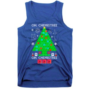 Oh Chemist Tree Chemistree Funny Science Chemistry Christmas Gift Tank Top