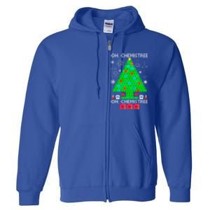 Oh Chemist Tree Chemistree Funny Science Chemistry Christmas Gift Full Zip Hoodie