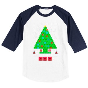 Oh Chemist Tree Chemistree Funny Science Chemistry Christmas Gift Baseball Sleeve Shirt