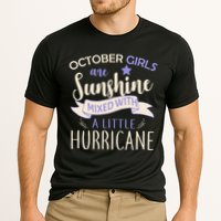 October Girls Are Sunshine Mixed With Hurricane Performance Shirt