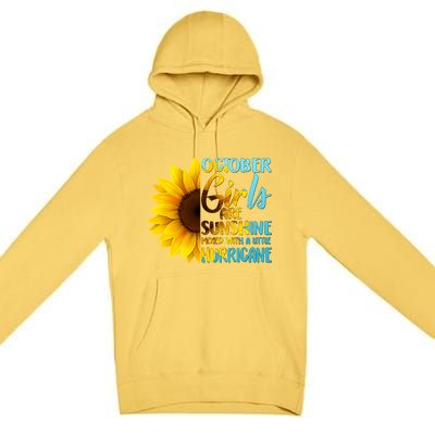 October Girls Sunflower Premium Pullover Hoodie