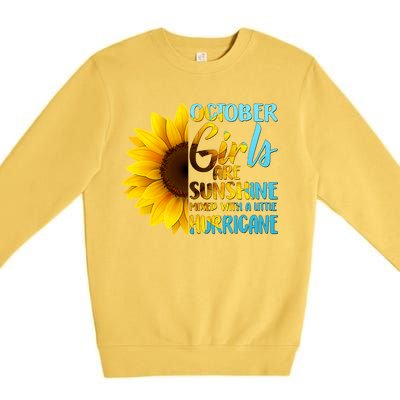 October Girls Sunflower Premium Crewneck Sweatshirt