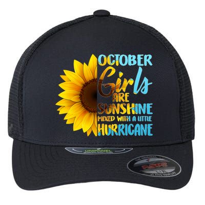 October Girls Sunflower Flexfit Unipanel Trucker Cap