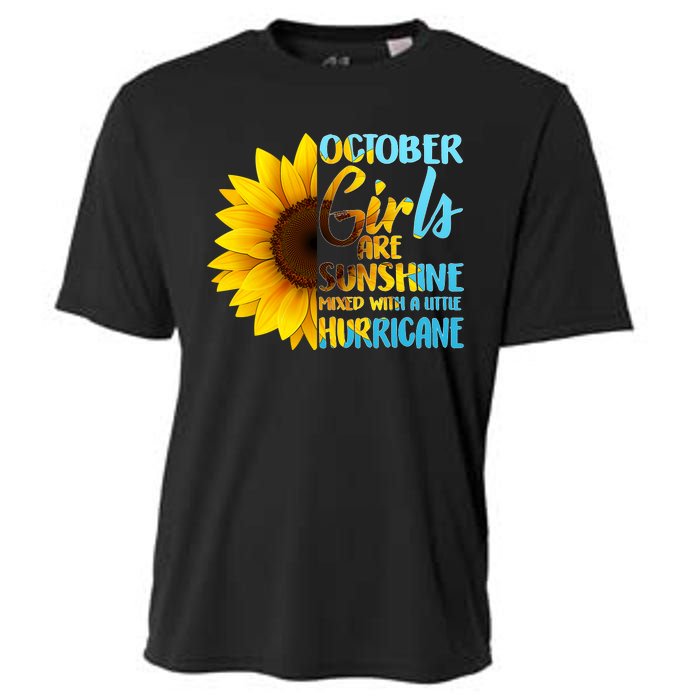 October Girls Sunflower Cooling Performance Crew T-Shirt