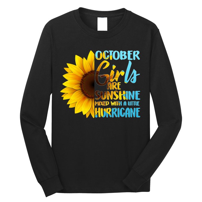 October Girls Sunflower Long Sleeve Shirt