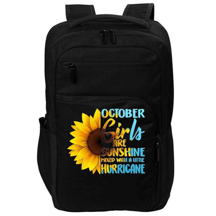 October Girls Sunflower Impact Tech Backpack