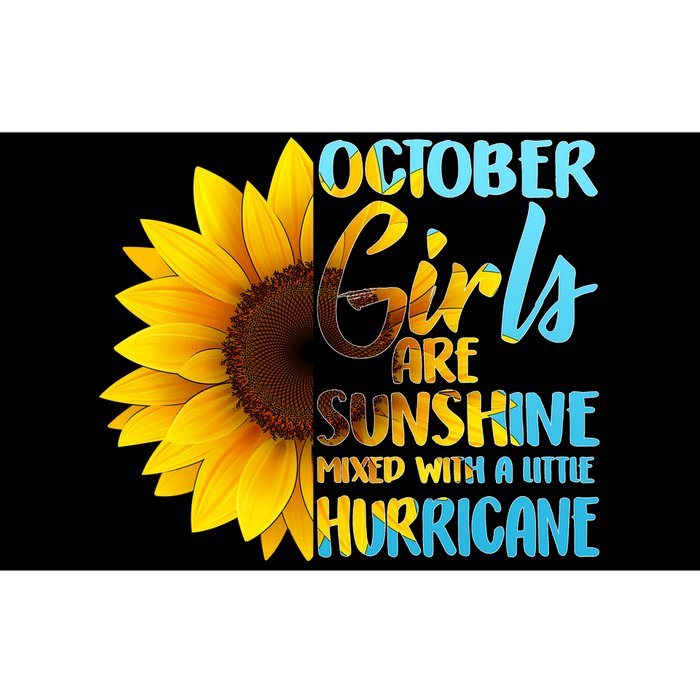 October Girls Sunflower Bumper Sticker