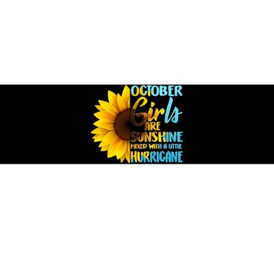 October Girls Sunflower Bumper Sticker