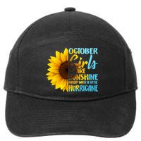 October Girls Sunflower 7-Panel Snapback Hat