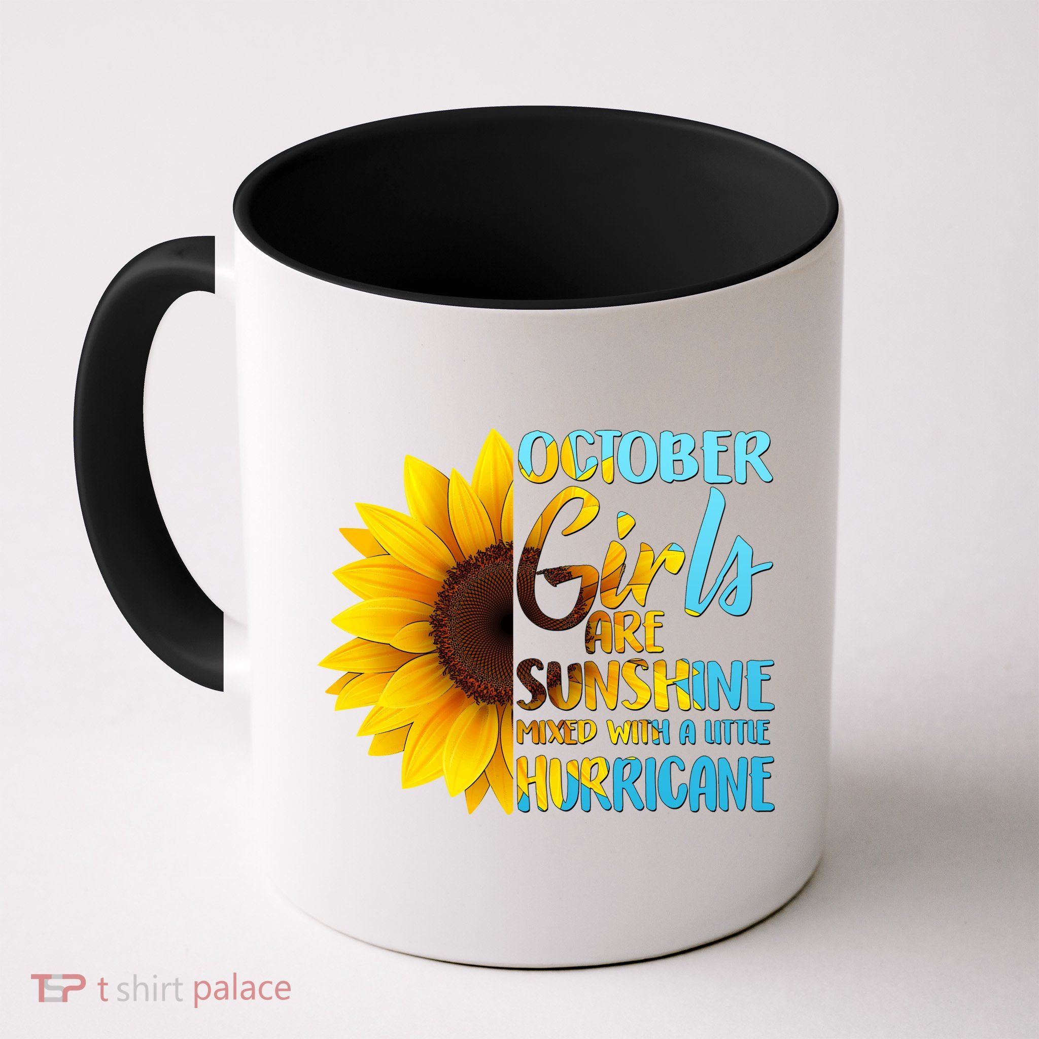 October Girls Sunflower Coffee Mug