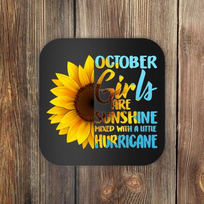 October Girls Sunflower Coaster