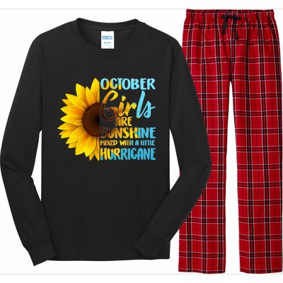 October Girls Sunflower Long Sleeve Pajama Set