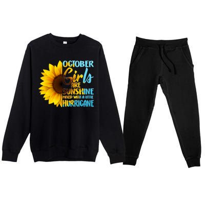 October Girls Sunflower Premium Crewneck Sweatsuit Set