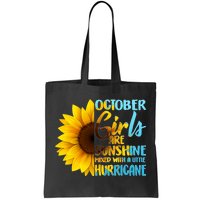 October Girls Sunflower Tote Bag