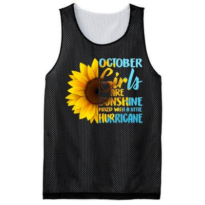 October Girls Sunflower Mesh Reversible Basketball Jersey Tank