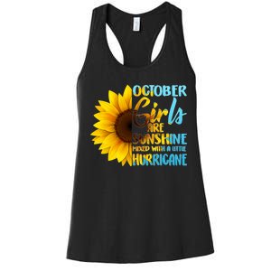 October Girls Sunflower Women's Racerback Tank