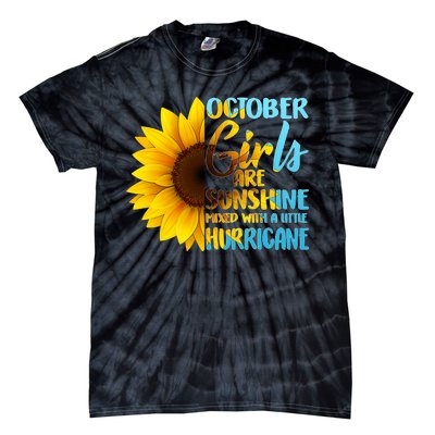 October Girls Sunflower Tie-Dye T-Shirt