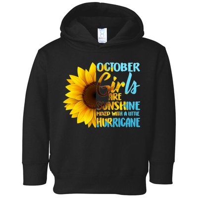 October Girls Sunflower Toddler Hoodie