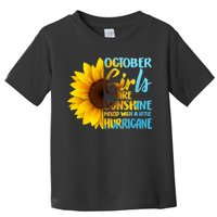 October Girls Sunflower Toddler T-Shirt