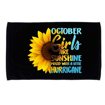 October Girls Sunflower Microfiber Hand Towel