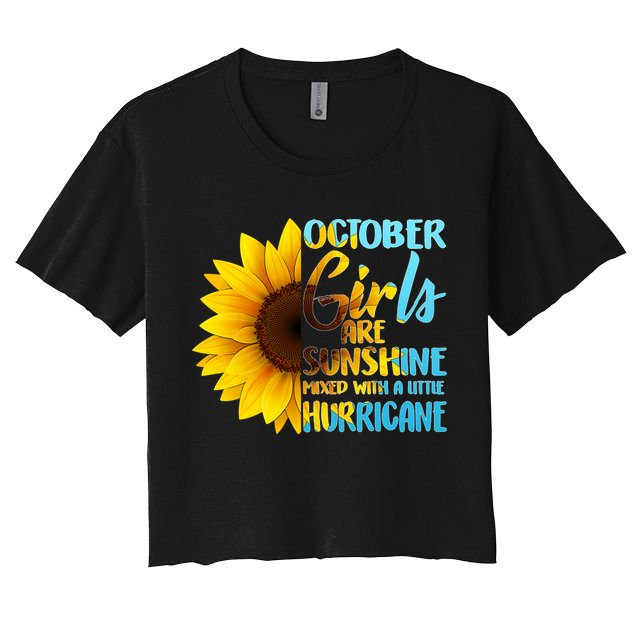 October Girls Sunflower Crop Top
