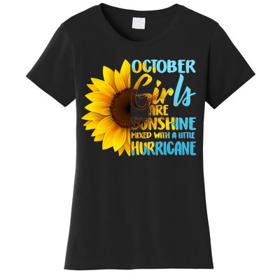 October Girls Sunflower Women's T-Shirt