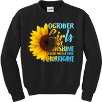 October Girls Sunflower Kids Sweatshirt