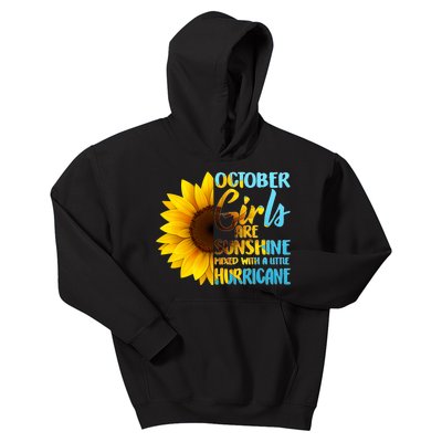 October Girls Sunflower Kids Hoodie