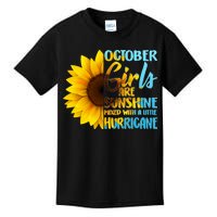 October Girls Sunflower Kids T-Shirt