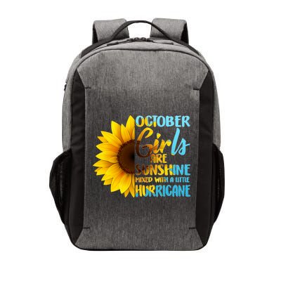 October Girls Sunflower Vector Backpack