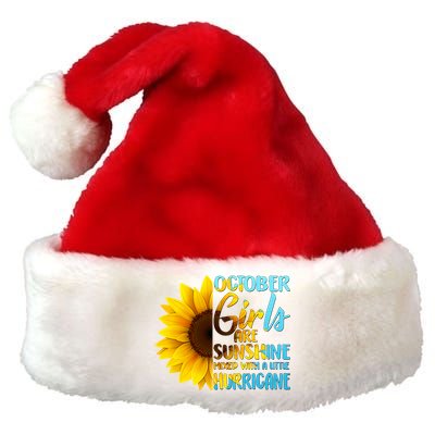 October Girls Sunflower Premium Christmas Santa Hat