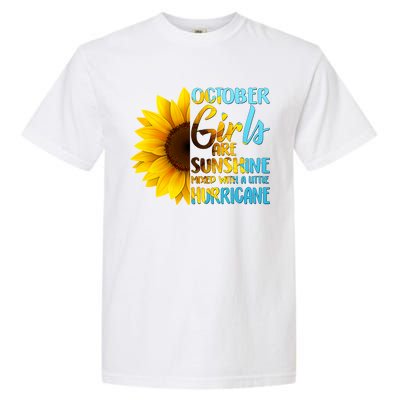 October Girls Sunflower Garment-Dyed Heavyweight T-Shirt