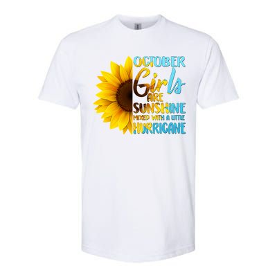 October Girls Sunflower Softstyle CVC T-Shirt