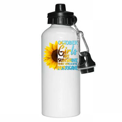 October Girls Sunflower Aluminum Water Bottle