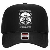 October Woman Soul Of A Witch Fire Of Lioness High Crown Mesh Back Trucker Hat