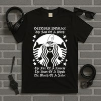 October Woman Soul Of A Witch Fire Of Lioness T-Shirt