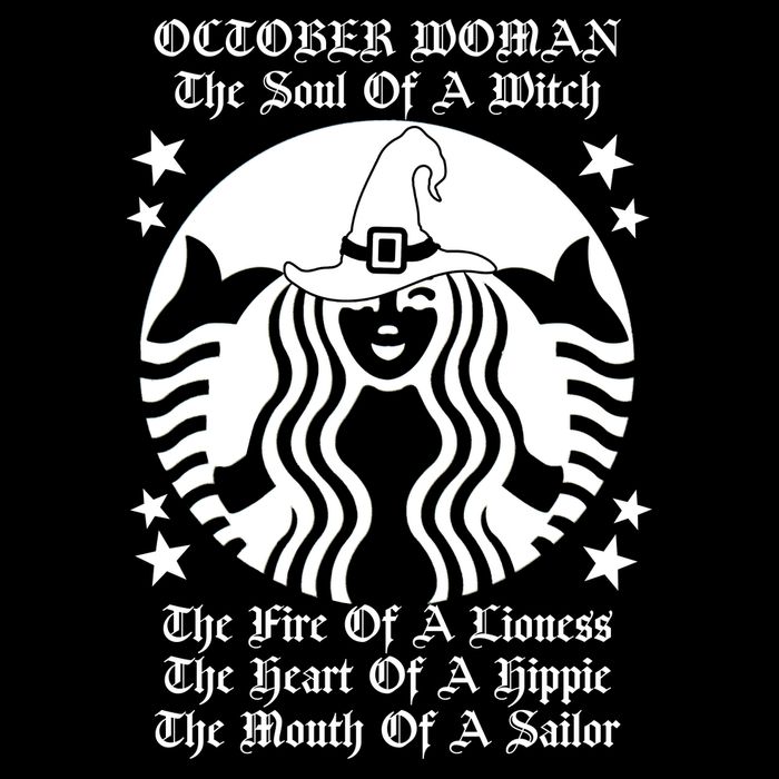 October Woman Soul Of A Witch Fire Of Lioness T-Shirt