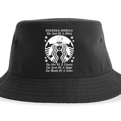 October Woman Soul Of A Witch Fire Of Lioness Sustainable Bucket Hat