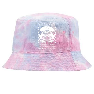 October Woman Soul Of A Witch Fire Of Lioness Tie-Dyed Bucket Hat