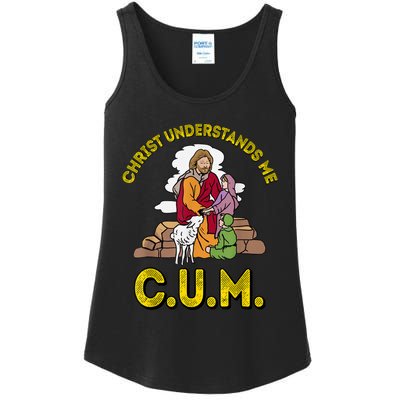 Original Christ Understands Me CUM Ladies Essential Tank