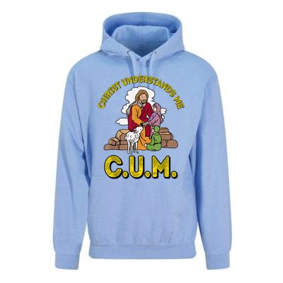 Original Christ Understands Me CUM Unisex Surf Hoodie