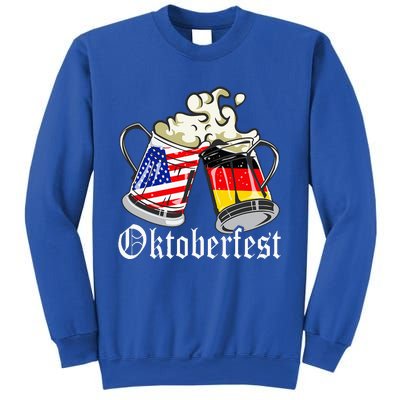 Oktoberfest Cheers Usa Germany Flags Sweatshirt