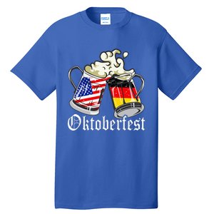 Oktoberfest Cheers Usa Germany Flags Tall T-Shirt